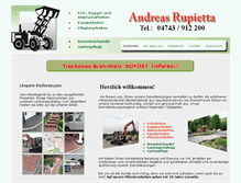 Tablet Screenshot of andreas-rupietta.de